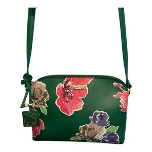 Kate Spade Green Floral Crossbody Bag